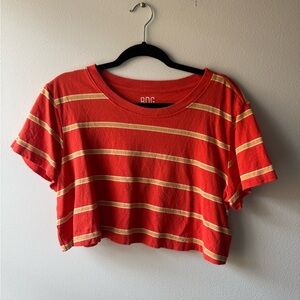 BDG Red Striped Women's Crop Top